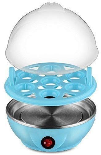 Egg Boiler Electric Automatic Off 7 Egg Poacher For Steaming, Cooking, Boiling And Frying, (350 Watts,Multicolor)