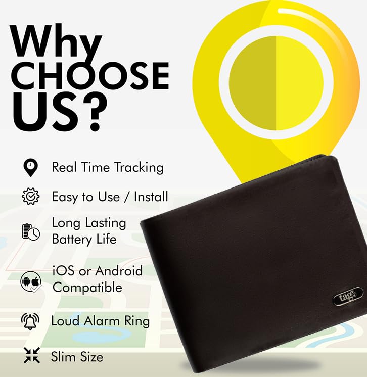 Smart Sleek Card Tracker, Android and iOS Compatible, Alternative to GPS Tracker for Locating Items Within Approximate Distance, Bluetooth Luggage and Wallet Tracker, 2 Pieces, Black