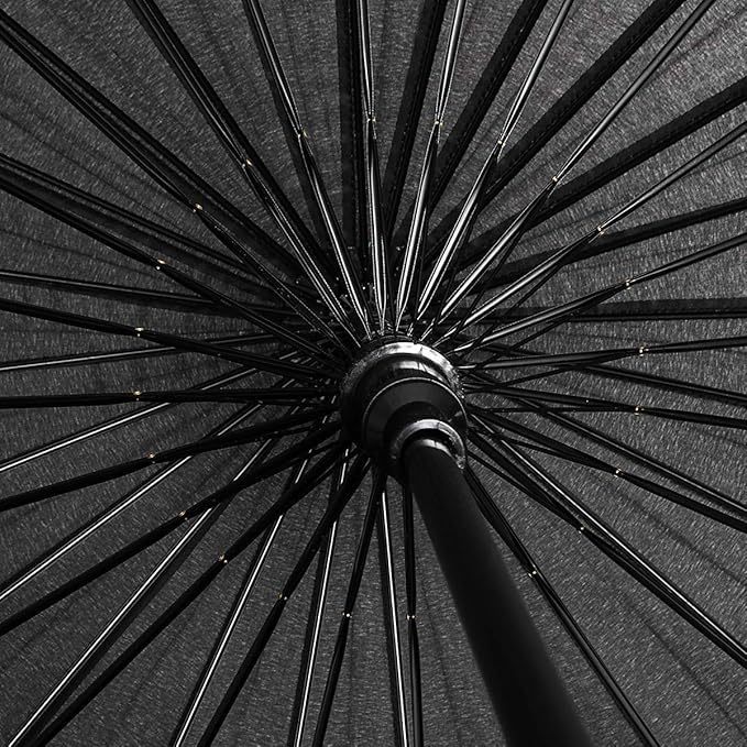 Katana Sword black Umbrella,Automatic Waterproof Samurai Handle black Umbrella for Men Katana, UV Protection, Windproof Travel Umbrella.