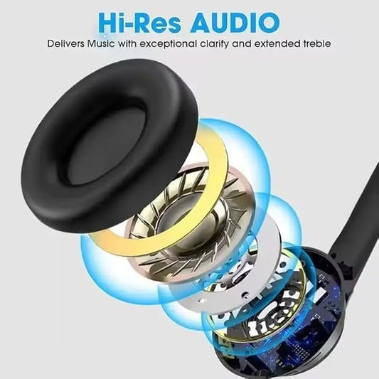 VARNIADRF Wireless Earbuds Bluetooth 5.1 TWS Earphones Full Touch Control Headphones Built-in Microphone Immersive Sound Quality Ensure Fast Stable & Connection Smart LED Headset Sports Bud (white)